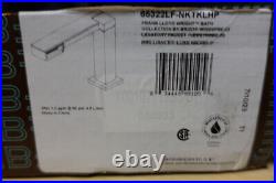 Brizo 65322LF-NKTKLHP Frank Lloyd Wright Faucet LESS HANDLES. Luxe Nickel & Teak