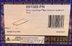 Brizo 691022-PN Frank Lloyd Wright 12 Wall Mounted Shelf Polished Nickel