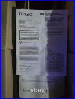 Brizo FRANK LLOYD WRIGHT T71766-GL Luxe Gold Floor Mount Tub Filler Unions