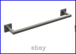 Brizo Frank Lloyd Wright 18 in Polished Silver Modern Metal Towel Bar 691822-SL