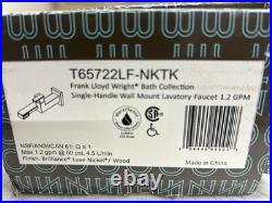 Brizo Frank Lloyd Wright 1-handle Wall-Mount Bathroom Faucet (T65722LF-NK)