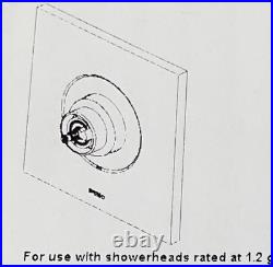 Brizo Frank Lloyd Wright T66T022-PNLHP Pol. Nickel Thermostatic Shower Faucet