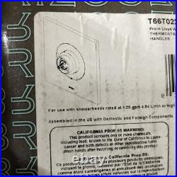 Brizo Frank Lloyd Wright T66T022-PNLHP Pol. Nickel Thermostatic Shower Faucet