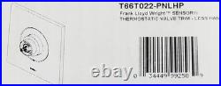 Brizo Frank Lloyd Wright T66T022-PNLHP Pol. Nickel Thermostatic Shower Faucet