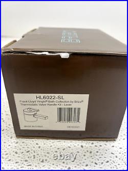 Brizo Frank Lloyd Wright TempAssure Thermostatic Valve Trim Handle Kit HL6022-SL