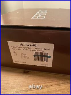 Brizo HL7522-PN Frank Lloyd Wright Therm WithInt Diverter Trim Handle Kit Lever