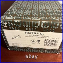 Brizo T65722LF-GL Frank Lloyd Wright 1.2 GPM Wall Mounted Bathroom Faucet Luxe