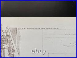 Building Plans & Designs Of Frank Lloyd Wright Wasmuth Plate 34 Martin House