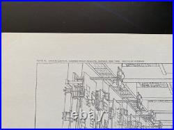 Building Plans & Designs Of Frank Lloyd Wright Wasmuth Plate 41 Larkin Building