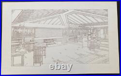 Building Plans & Designs Of Frank Lloyd Wright Wasmuth Plate 82 Coonley House