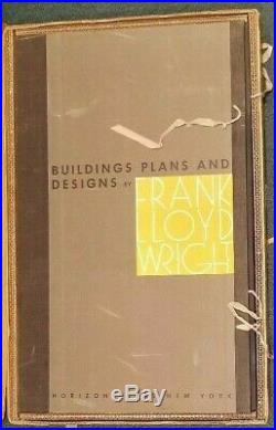 Building, Plans, and Designs by Frank Lloyd Wright, 1963 Limited Print, 100 Plates