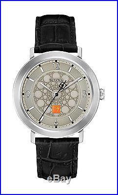 Bulova 96A164 Mens Frank Lloyd Wright Leather Strap Watch