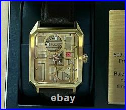 Bulova 97A157 Frank Lloyd Wright Brown Watch 80th Anniversary 2021 299/500