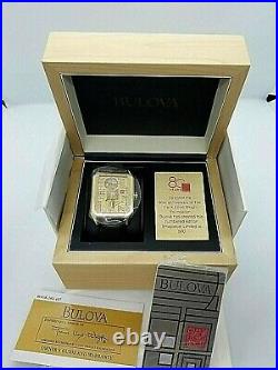 Bulova 97A157 Frank Lloyd Wright Limited Edition 80th Anniversary Brown Watch