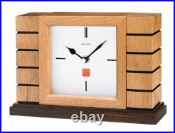 Bulova B1659 Usonian II Frank Lloyd Wright Tabletop Mantel Clock
