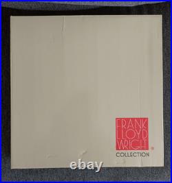 Bulova C3333 Frank Lloyd Wright Exhibition Wall Clock Antique Bronze Finish NIB