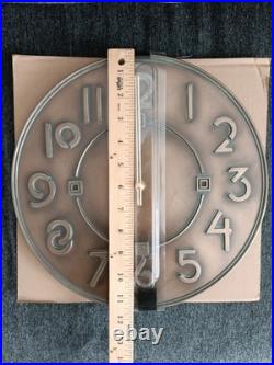 Bulova C3333 Frank Lloyd Wright Exhibition Wall Clock Antique Bronze Finish NIB