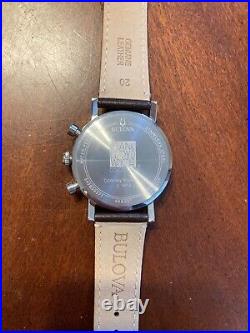 Bulova Frank Lloyd Wright Chronograph Watch (New with Box, Tags, Papers)