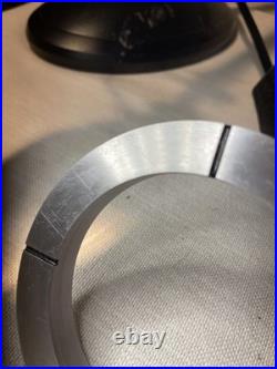 Bulova Frank Lloyd Wright Collection Glass Desk Mantel Clock Quartz Works READ