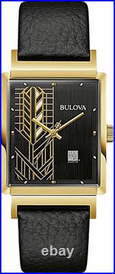 Bulova Frank Lloyd Wright Dana-Thomas House Men's Watch 97A176