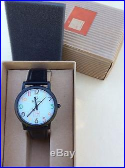 Bulova Frank Lloyd Wright Leather Strap Watch, 98A103