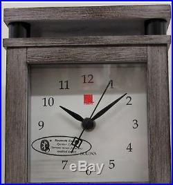 Bulova Frank Lloyd Wright Mantle Clock Waterlilies B4835