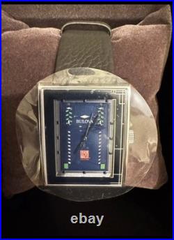 Bulova Frank Lloyd Wright Robie House Stainless mens Quartz Strap Style 96A287