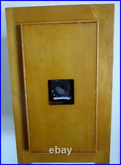 Bulova Frank Lloyd Wright Sherman Booth Floor Clock Wood Clock Model C3326