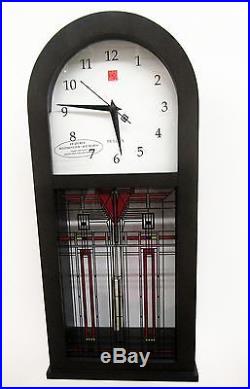 Bulova Frank Lloyd Wright Wall Clock Thistle In Bloom C4836