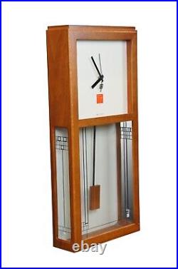 Bulova Gilmore 3320 Frank Lloyd Wright Modern Quartz Wall Mantel Clock 27
