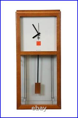 Bulova Gilmore 3320 Frank Lloyd Wright Modern Quartz Wall Mantel Clock 27