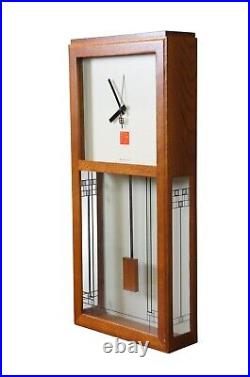 Bulova Gilmore 3320 Frank Lloyd Wright Modern Quartz Wall Mantel Clock 27