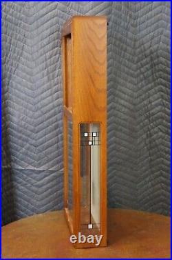 Bulova Gilmore 3320 Frank Lloyd Wright Modern Quartz Wall Mantel Clock 27