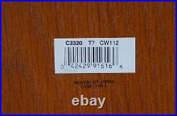 Bulova Gilmore 3320 Frank Lloyd Wright Modern Quartz Wall Mantel Clock 27