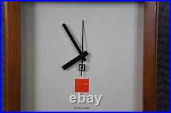 Bulova Gilmore 3320 Frank Lloyd Wright Modern Quartz Wall Mantel Clock 27
