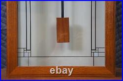 Bulova Gilmore 3320 Frank Lloyd Wright Modern Quartz Wall Mantel Clock 27
