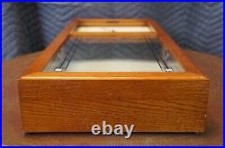 Bulova Gilmore 3320 Frank Lloyd Wright Modern Quartz Wall Mantel Clock 27