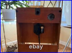 Bulova Gilmore 3320 Frank Lloyd Wright Modern Wall Clock 27 Parts or Repair