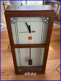 Bulova Gilmore 3320 Frank Lloyd Wright Modern Wall Clock 27 Parts or Repair