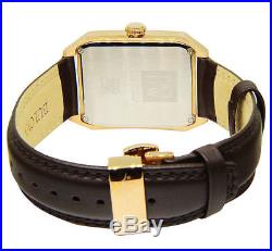 Bulova Men's Frank Lloyd Wright Limited Edition Brown Leather Band Watch 97A135