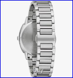 Bulova Men's Frank Lloyd Wright Quartz Silver Stainless Steel Watch 39 MM 96A286