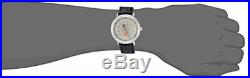 Bulova Men's Frank Lloyd Wright Silver T. Case Black Leather Strap Watch 96A164