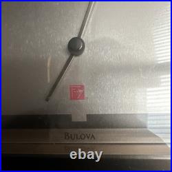 Bulova Table clock. Frank Lloyd Wright (Work!) Battery Included
