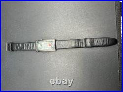 Bulova Women's 96L63 Frank Lloyd Wright Willits Black Leather Strap Watch
