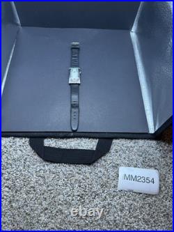 Bulova Women's 96L63 Frank Lloyd Wright Willits Black Leather Strap Watch