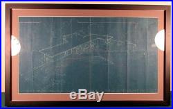 C1933 Original Frank Lloyd Wright Blueprint Willey Usonian House Minneapolis MN