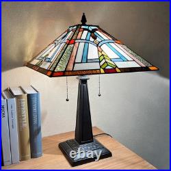 COTOSS Tiffany Table Lamps Mission Frank Lloyd Wright Style 16 Wide Stained COTOSS Tiffany Table Lamps Mission Frank Lloyd Wright Style 16 Wide Stained