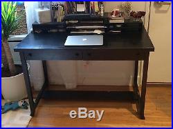Cassina 619 Meyer May black cherry wood desk by Frank Lloyd Wright