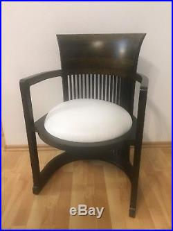 Cassina Frank Lloyd Wright 606 Barrel Chair Stuhl Armlehnstuhl Sessel Leder