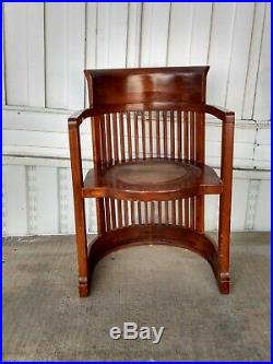 Chair, original Frank Lloyd Wright design, Taliesin. Dark rosewood